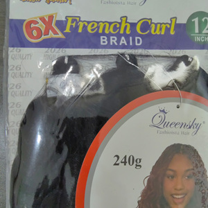 Offre Exceptionnelle : Cheveux au <span class=keywords><strong>Crochet</strong></span> Bouclés à la Française 6X de 12 Pouces, Pré-Bouclés, Ondulés Souples, Sans Perte ni Enchevêtrement, Commande en Gros Abordable - Product Image 4