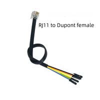 Câble convertisseur RJ25 pour kit robot EV3, câble de données RJ11/RJ12 vers DuPont femelle, compatible avec Bit Robot & Robotbit