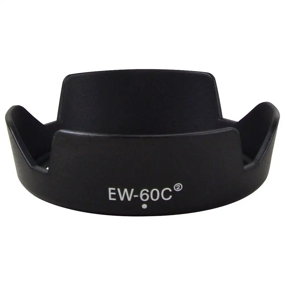 EW-60C Ii 58Mm EW-60CII Ew 60C II Ống Kính Mui Máy Ảnh Có Thể Đảo Ngược Lente Phụ Kiện Cho Canon 600D 550D 650D EF-S 18-55Mm Ống Kính