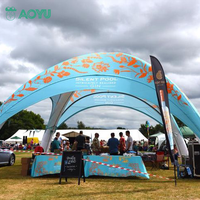 Tente gonflable d'étirement d'événement d'explosion mobile d'affichage promotionnel chapiteau extérieur fait sur commande d'air annonçant le belvédère
