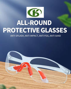 CL-003 lunettes de sécurité anti-impact haute visibilité lunettes industrielles anti-rayures lentille PC réglable Protection des yeux coupe-vent - Product Image 3