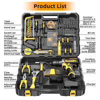 Perceuse sans fil portable à 2 vitesses, mandrin sans clé, tournevis électrique multifonction pour la réparation à domicile et les projets de bricolage