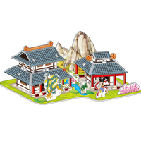 Modèle d'avion ancien en papier 3D, puzzle en mousse, jouet promotionnel