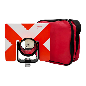 Set di prisma singolo rosso e bianco con borsa per il rilevamento delle stazioni totali del sud-30mm - Product Image 3