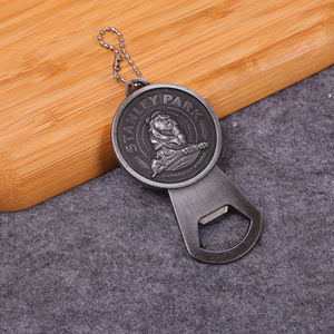 Tùy Chỉnh Sáng Tạo Thép Không Gỉ Mở Chai Phong Cách Cổ Điển Keychain Cho Khách Sạn Và Nhà Hàng Cho Quảng Cáo In - Product Image 5