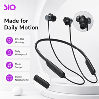 Auriculares Deportivos con Sonido Estéreo, Resistentes al Agua, Material PC+ABS, Colgantes del Cuello, 5.2, Batería de Larga Duración