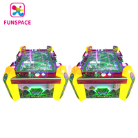 Machine de jeu vidéo d'arcade à pièces Funspace pour 6 joueurs, jeu de serpent glouton fou, machine de récompense