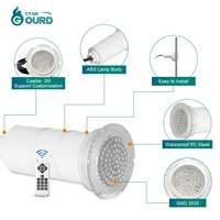 Venta al por mayor 3W 6W 9W 55mm 12V Ip68 impermeable sumergible 12V Ip68 Nicheless Led luces de piscina bajo el agua