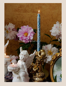 Candela Artistica in Cera di Soia Fatta a Mano con Rilievo per Matrimoni, Compleanni, Ringraziamento, Diwali, Natale, Regali e Decorazione Casa - Product Image 3
