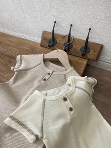 Mamelucos de Verano para Bebés y Niños Pequeños, Transpirables, de Spandex/Poliéster, Manga Corta, Unisex, ODM - Product Image 4