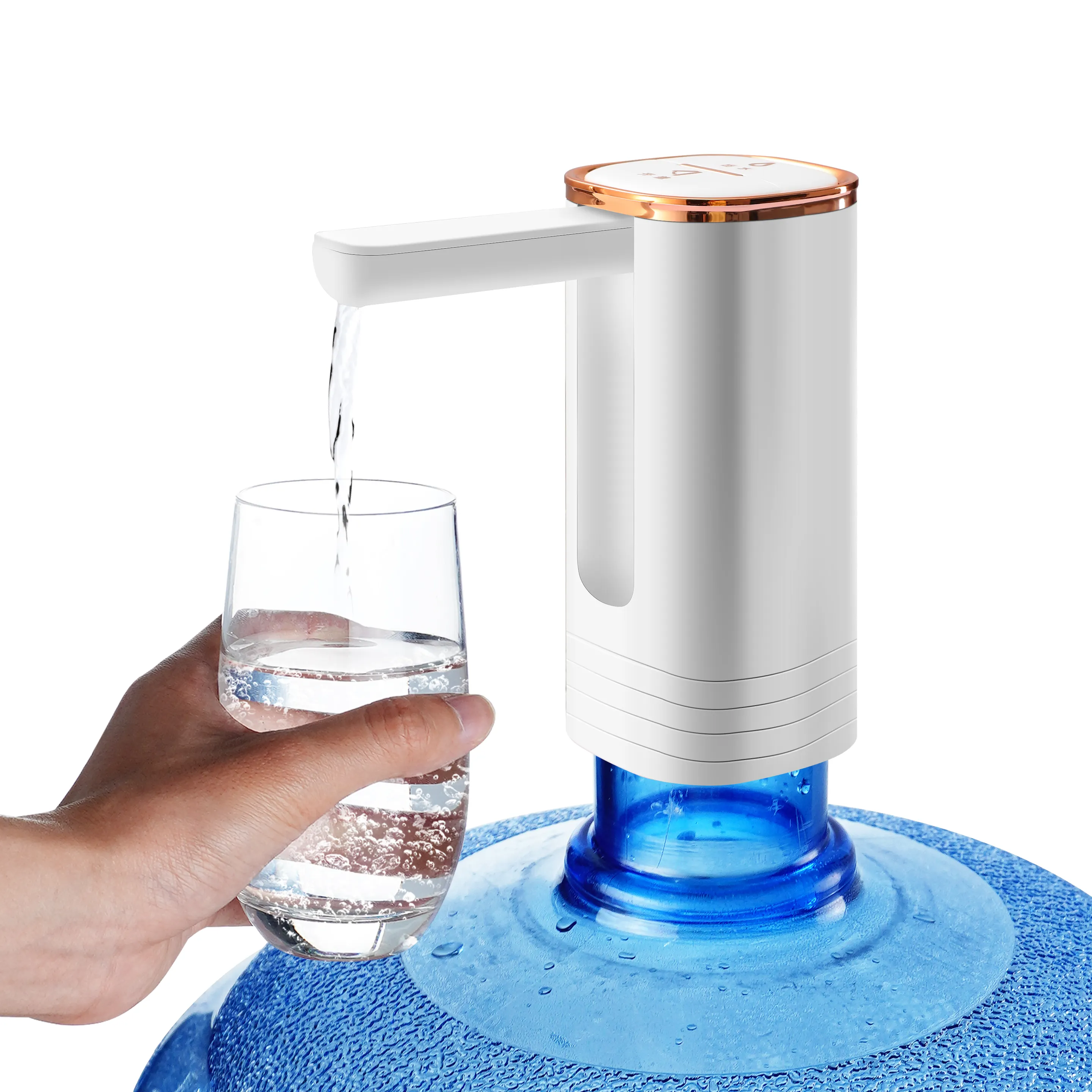 Mini distributore automatico di acqua potabile pieghevole senza fili portatile