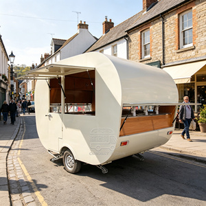 Food Truck <b>Car</b> Mobile Food Truck Kiosk Fast Food Kiosk Outdoor Food Cart Mobile Kiosk Mobile Kitchen Van Catering Van - Product Image 1