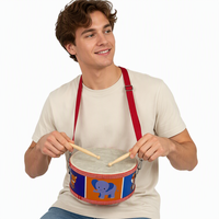 Vente en gros de tambours de marche musicaux personnalisables à succès, jouets de musique pour l'éducation musicale en classe Orff, instruments de percussion