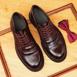 Chaussures Oxford de luxe pour hommes en cuir véritable, élégantes, respirantes, légères, antidérapantes, pour mariage, décontractées ou de bureau - Product Image 6