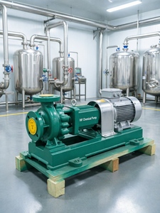 Bomba Centrífuga con Revestimiento de Fluoroplástico de 15KW para la Industria Química IHF100-80-160 - Product Image 1