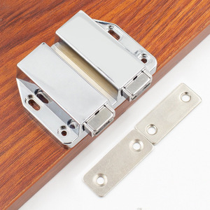 Chốt Cửa Tủ Quần Áo Tủ Quần Áo Đẩy Từ Tính Đơn Và Đôi Có Lò Xo Kim Loại Chất Lượng Cao - Product Image 2