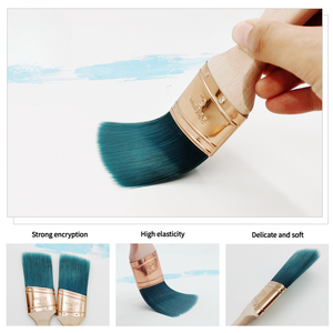 Groothandel bulk levering van professionele 2 inch industriële kwaliteit OEM gepersonaliseerde muurverfkwasten - Product Image 3