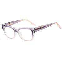 Gafas Metálicas Anti-Luz Azul Estilo Instagram, Famosas en Internet, Sin Receta, con Protección para Computadora, Montura Grande