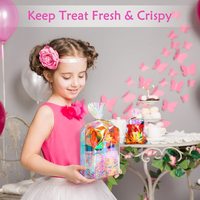 50pcs holographique fête faveur sacs Cellophane sacs Goodie sacs pour anniversaire mariage bébé douche pâques nourriture bonbons sécurité clair