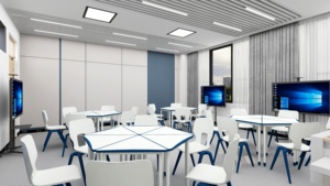 Bàn cho sinh viên Trường Đại Học bàn học sinh bàn và ghế có thể gập lại đào tạo bảng trường bảng với bánh xe hiện đại - Product Image 2