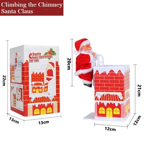 Decorazioni Natalizie <span class=keywords><strong>Babbo</strong></span> <span class=keywords><strong>Natale</strong></span> Elettrico Arrampicante Ornamenti Natalizi - Product Image 4