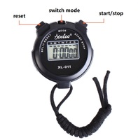 Chronomètre électronique numérique à affichage LCD à ligne unique multicolore XL-011 avec fonction d'alarme de date de la semaine