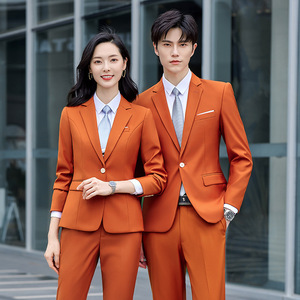 Men's Formal Suit Viscose Worsted Work Uniforms For Office Use - Product Image 5