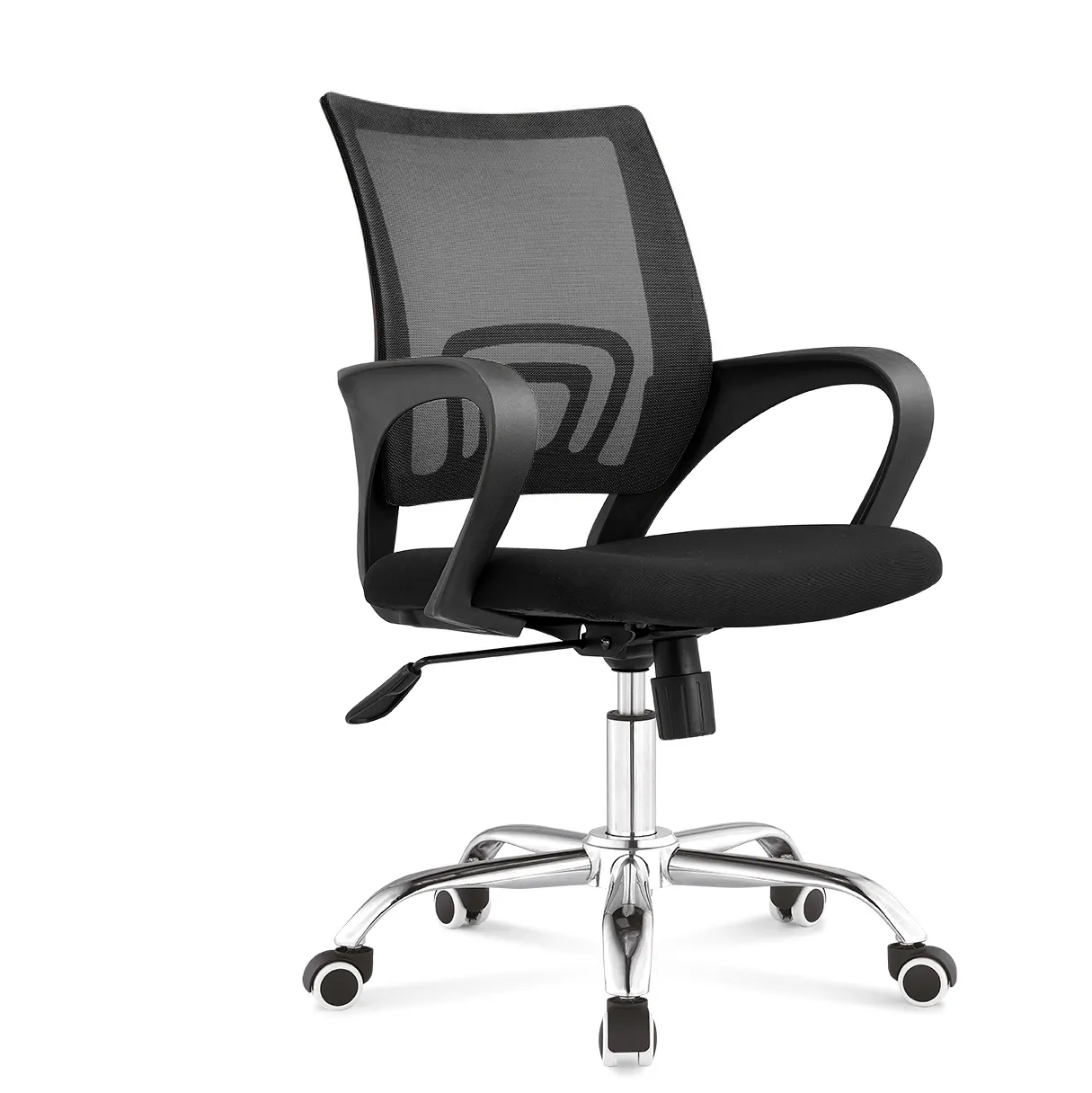 Chaise de bureau confortable rotative avec dossier en maille, haute qualité, pour le personnel, protection lombaire, confortable