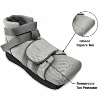 Botte orthopédique fermée robuste - Chaussure à semelle rigide pour une rééducation stable et une protection complète