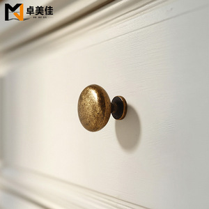Poignée de tiroir Takumi Ka en bronze antique, à trou unique, 76 96 128 192 224 320 mm, en alliage de zinc, pour armoire et placard - Product Image 2
