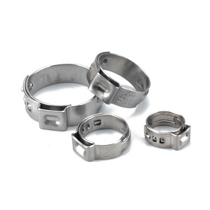 Abrazadera de manguera PEX de acero inoxidable de 13.3, 17.5, 23.3, 28.6 mm, tipo orejeta simple, para accesorios de tuberías de plomería - Product Image 3