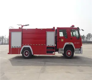 Sinotruk Howo Merk 6000l Rechts Rijden Nieuwe Brandweerwagen Diesel Brandstof Handgeschakelde Transmissie Pumper Type Te Koop