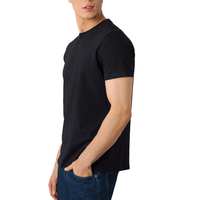 Guangzhou Kledingfabrikant Groothandel Bestseller 220g 100% Katoen Regular Drop Shoulder T-Shirt Plus Size Heren T-shirts