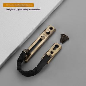 Chaîne de <span class=keywords><strong>porte</strong></span> anti-vol en acier inoxydable 304 de haute qualité chaîne de <span class=keywords><strong>porte</strong></span> <span class=keywords><strong>antivol</strong></span> de sécurité en métal Durable robuste - Product Image 4