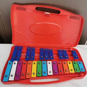 Venta caliente multicolor educación temprana <span class=keywords><strong>instrumento</strong></span> musical percusión de plástico <span class=keywords><strong>caja</strong></span> de 25 tonos - Product Image 2