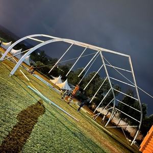 Tente de réception haut de gamme quatre saisons <span class=keywords><strong>en</strong></span> PVC avec cadre <span class=keywords><strong>en</strong></span> aluminium incurvé au design élégant pour événements - Product Image 3