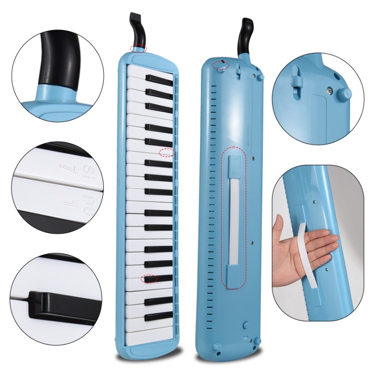 37 Key Melodica Kit - Kind Harmonica Piano | Blaas Toetsenbord Melodica Instrument, Lucht Piano Toetsenbord Muziekinstrument voor Beginner, Kinderen, Volwassenen