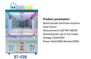 Riteng Super Nice Kids Mini Prize Catcher Arcade Claw Game Machine Multi Color 2 Player Mini Doll Toy Claw Machine para adultos - Product Image 3