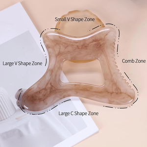 Outil Gua Sha en résine de grande taille pour le massage lymphatique du corps, la récupération musculaire et la circulation, masseur anti-cellulite pour les jambes et le dos - Product Image 5