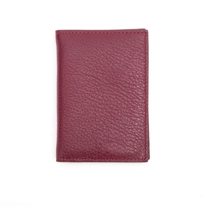 Custom Men's Credit ID Name Card Holder Case Wallet RFID Blocking Leather Business Card Holder