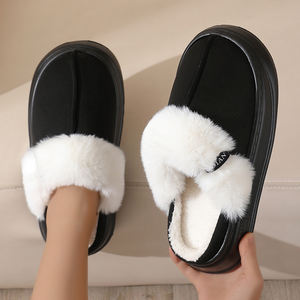 Indoor Home Wear for Slippers Comfortable Plus Cashmere Soft <b>Massage</b> Spring Style Thick Bottom Factory Outlet Couples - Product Image 3