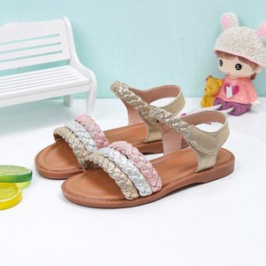 Sandalias Tejidas Planas, Transpirables y Elegantes para Niñas Pequeñas, Ideales para Uso Diario, Playa y Actividades al Aire Libre - Product Image 1