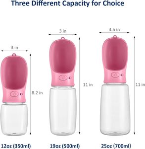 Bouteille d'eau et gamelle portable en acier inoxydable écologique pour chien, idéale pour les promenades - Product Image 2