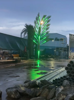 KHT Fabrication Originale Bande LED Solaire RGB 20M en Aluminium de Haute Qualité Télécommandée IP65 pour Jardin