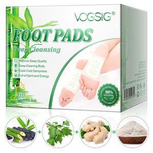VCGSIG 100% 천연 30개입 딥 클렌징 대나무 디톡스 풋 패치 스트레스 완화 및 숙면 - Product Image 6