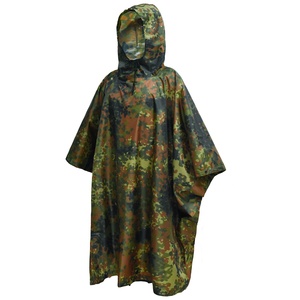 Vente en gros Poncho imperméable 3 en 1 en nylon camouflage <span class=keywords><strong>pour</strong></span> la randonnée, l'escalade, la protection contre la pluie, cape, bâche de protection, défense personnelle - Product Image 4