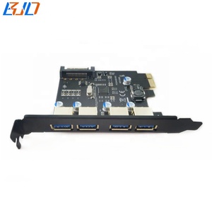 <span class=keywords><strong>4</strong></span> cổng 5Gbps <span class=keywords><strong>USB</strong></span> 3.0 type-một kết nối để <span class=keywords><strong>PCI</strong></span> Express <span class=keywords><strong>PCI</strong></span>-E 1X mở rộng riser thẻ với SATA 15pin cổng điện - Product Image 4