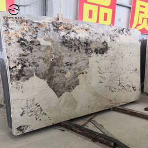 Dalle de Table en marbre blanc, Onyx blanche, bordure de luxe translucide pour Table - Product Image 3