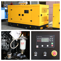 Générateur diesel Cummins fiable de 50 kW, groupe électrogène silencieux insonorisé de 62,5 kVA pour chantier de construction et alimentation de secours en zone isolée