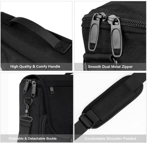 Messenger cặp Trọng lượng nhẹ Túi máy tính xách tay chống nước Crossbody trường Satchel Túi máy tính làm việc văn phòng Túi - Product Image 3